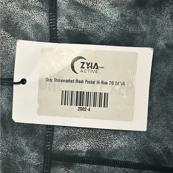 ZYIA Active High Rise Leggings Womens Size 4 NWT - Picture 2 of 2